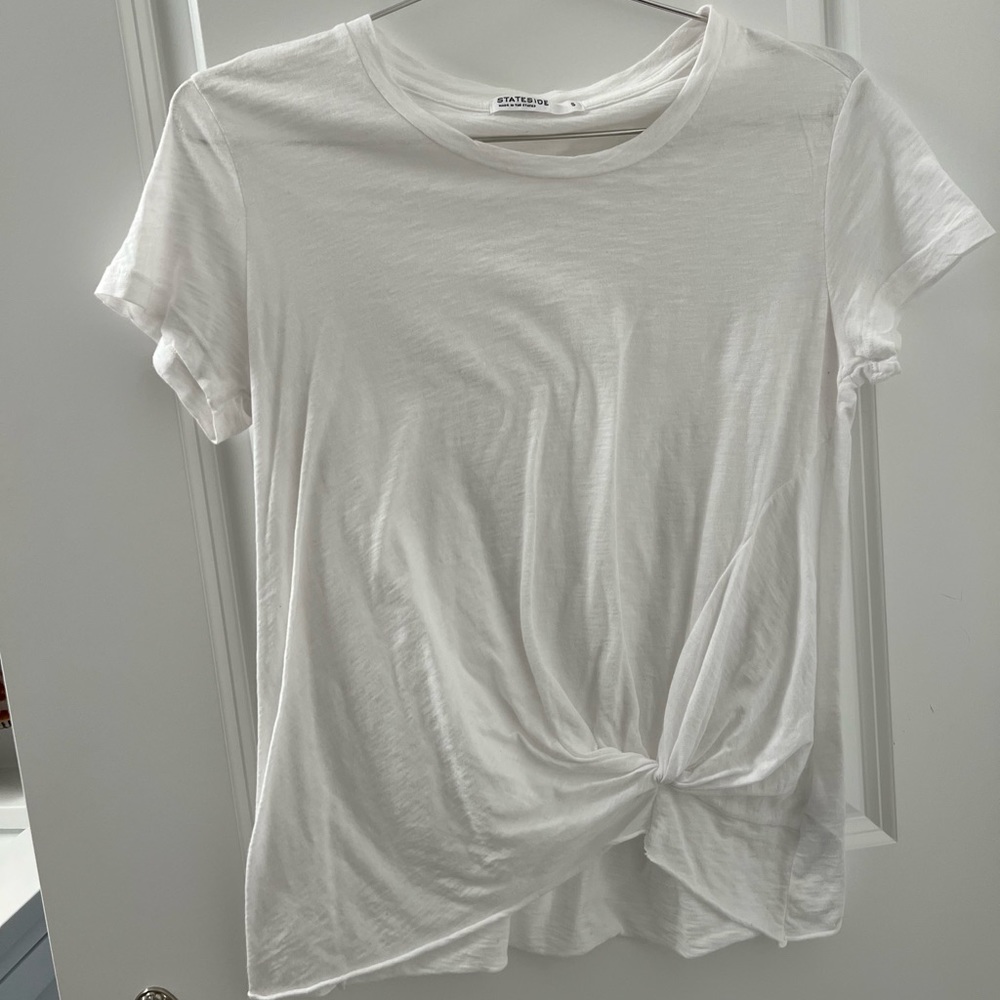 Stateside White Knot Tee!